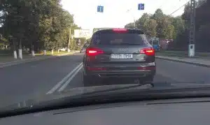 На вулицях Вінниці помічено автомобіль з посланням Путіну