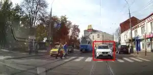 Водія-порушника, який грубо порушив правила дорожнього руху на вулиці Соборній притягнули до адміністративної відповідальності
