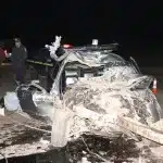 Під Вінницею п’яний водій без прав на «BMW» влетів у маршрутку