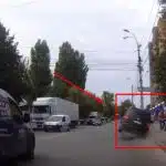 «Євробляха» промчалася Вінницею, мало не збивши людей (Відео)