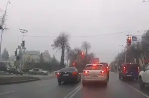 Таксист – злостный нарушитель (Видео)