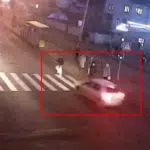 Відео моменту збиття пішохода на перетині Келецької та Шевченка (Відео)