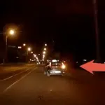 И опять Экотаксист нарушитель: за 40 секунд 3 нарушения ПДД (Видео)