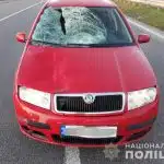 Біля Вінниці автомобіль на смерть збив пішохода (Відео)