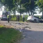 На Вінниччині Toyota влетіла у зерновоз. Загинуло троє людей