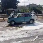 Біля Вінниці Skoda врізалася у “шістку”, яка перевозила фарбу