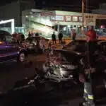 Вночі на перехресті Келецької та Космонавтів сталося потрійне ДТП. Постраждали троє чоловіків (Фото)