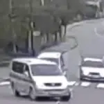 Камери відеоспостереження зафільмували ДТП на вулиці Бучми (Відео)