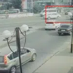 Відео моменту ДТП на перетині Немирівського шоссе та Максима Шимка (Відео)