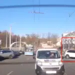 Відео моменту ДТП на площі Гагаріна (Відео)