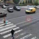 Водій Renault збив пішохода в центрі Вінниці (Відео)
